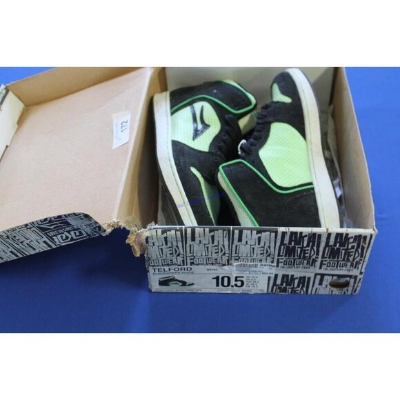 Lakai Telford Skate Skater Shoe Footwear Size 10.5 Black/Green #WFX0912 2000s - Picture 4 of 4